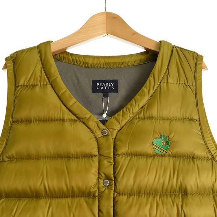 新古品です！】パーリーゲイツ｜レディース｜1 (M相当)｜ダウンベスト