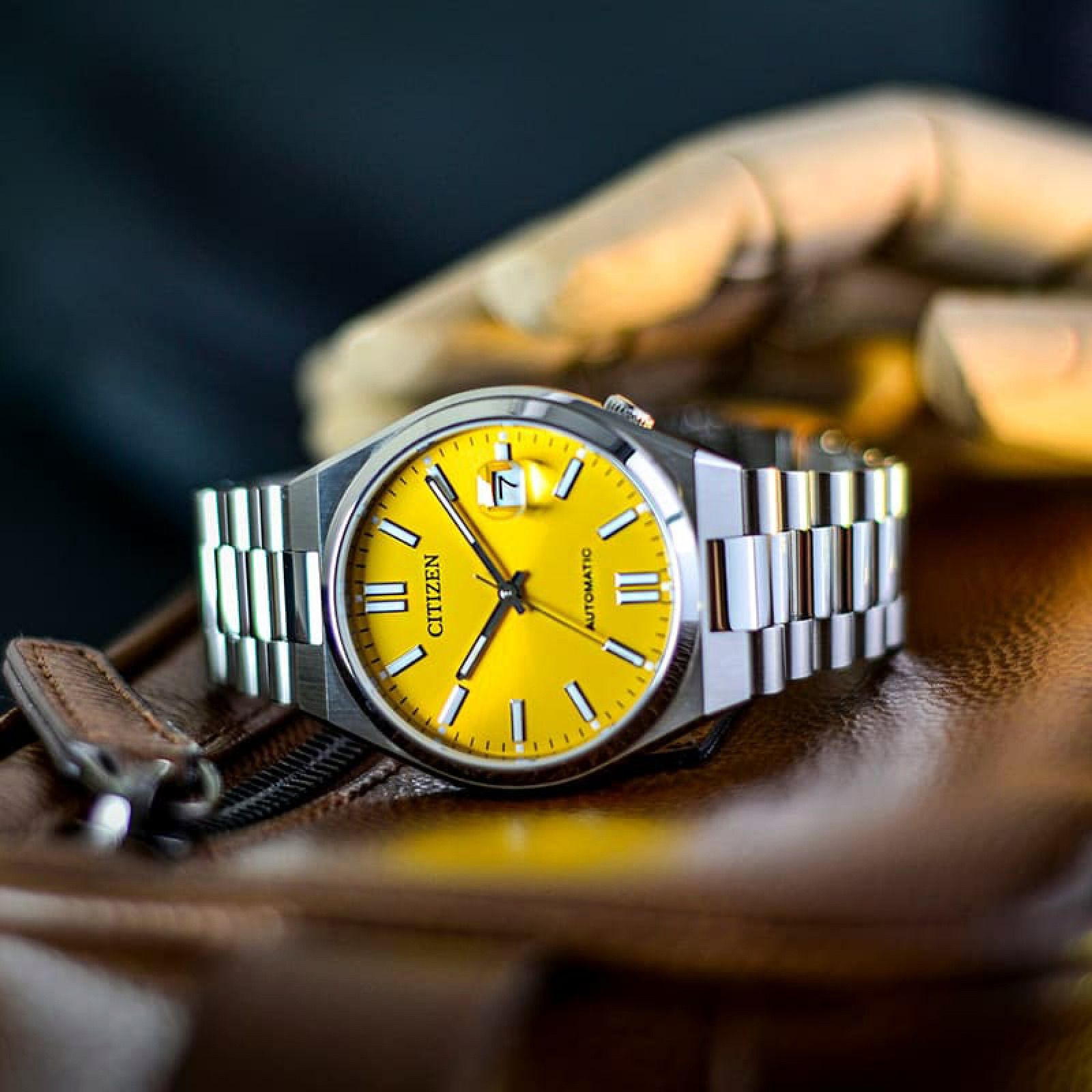 シチズン CITIZEN シチズンNJ 0150-81 Z TSUYOSA ツヨサ ユニセックス イエロー 8210-S 126967 機械式 自動巻き