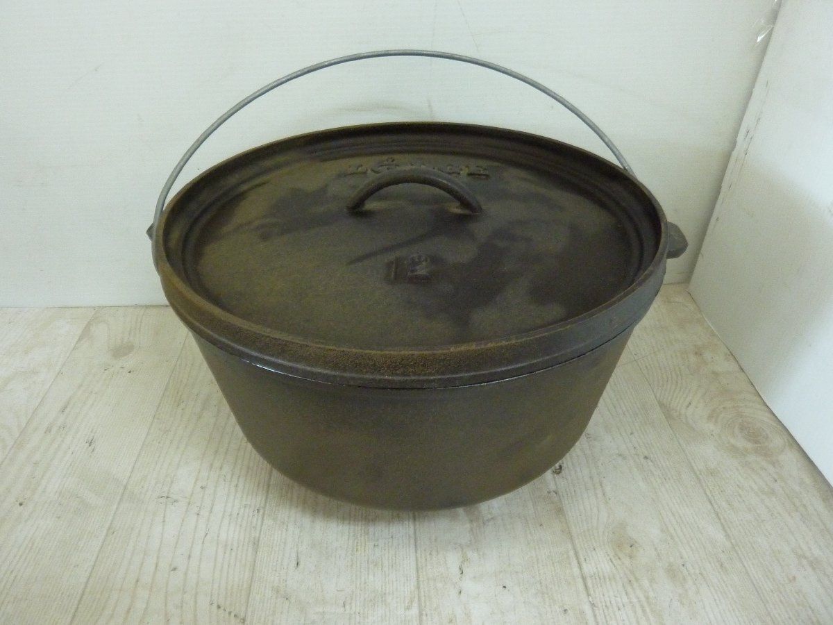 LODGE ロッジ キャンプオーブン＆グリル 12インチ 足つき 鉄鍋 32ｃｍ アウトドア キャンプ用品