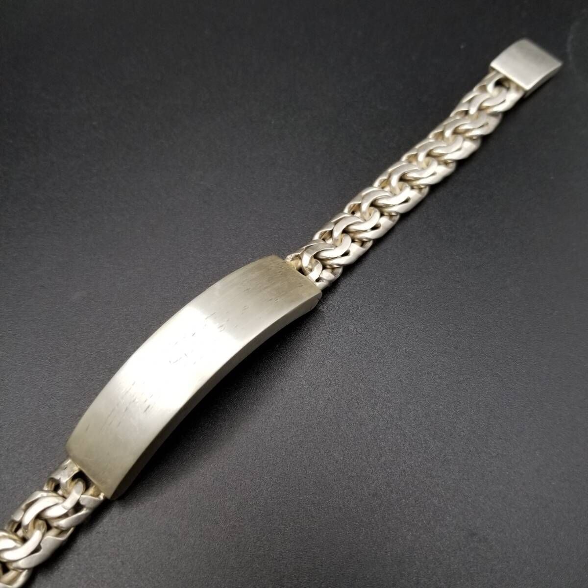 50'60's ERAS メキシコ 925 シルバー IDタグ 長方形プレート ダブル