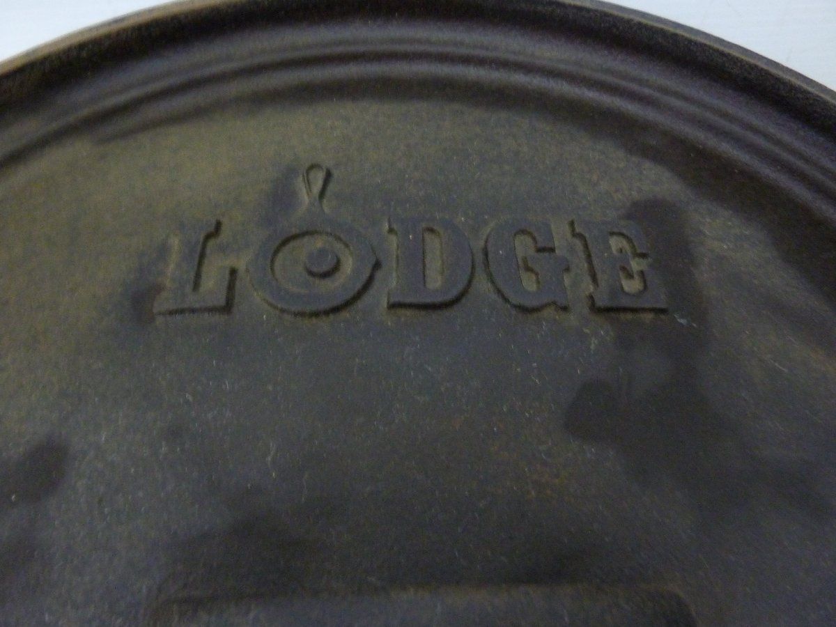  LODGE ロッジ キャンプオーブン＆グリル 12インチ 足つき 鉄鍋 32ｃｍ アウトドア キャンプ用品 ダッチオーブン アウトドア調理器具