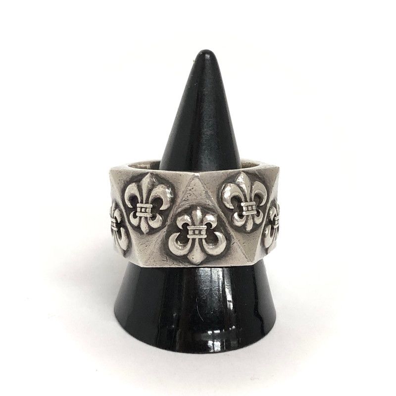 品 CHROME HEARTS クロムハーツ BS FLR ペンタゴンリング フ 指輪 シルバー 925 190 251212 rs 02 fur