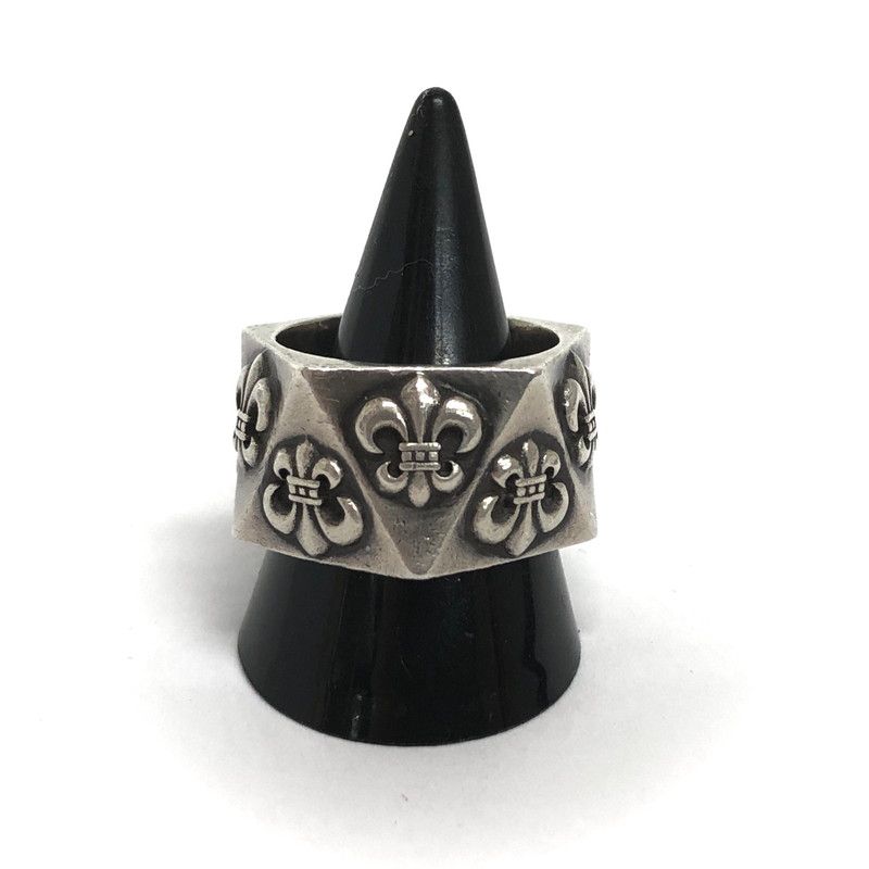 品 CHROME HEARTS クロムハーツ BS FLR ペンタゴンリング フ 指輪 シルバー 925 190 251212 rs 02 fur