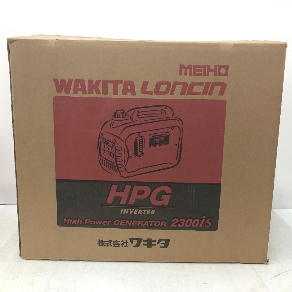 WAKITA ワキタ LONCIN MEIHO 2.3 kVA 防音型 インバータ発電機 ガソリンエンジン HPG 2300 iS ♥品