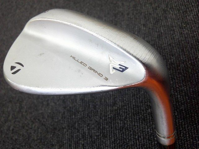 ウェッジ テーラーメイド MILLED GRIND 3 Chrome 58 HB-12|KBS Hi-Rev 2.0 135|X|58 6414