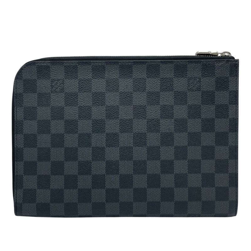 ルイ ヴィトン LOUIS VUITTON ポシェット･ジュール PM N 60113 ブラック ダミエ･グラフィット メンズ クラッチバッグ