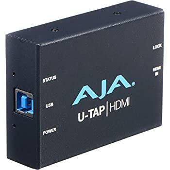 【中古】「未使用品」AJA U-TAP HDMI シンプル USB 3.0 電源 HDMI キャプチャ
