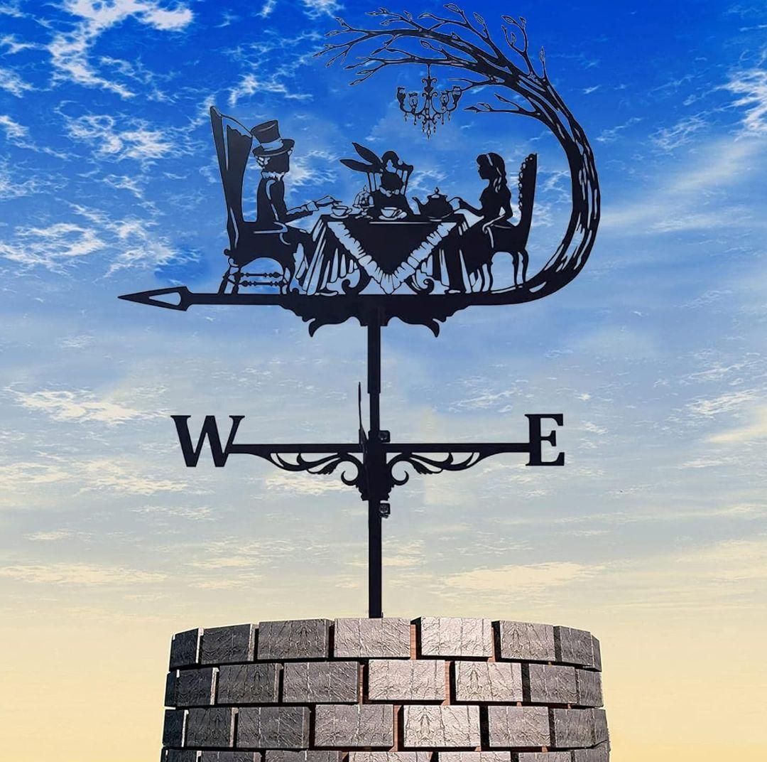 不思議の国のアリス 風見鶏 ガーデンオーナメントガーデニング雑貨