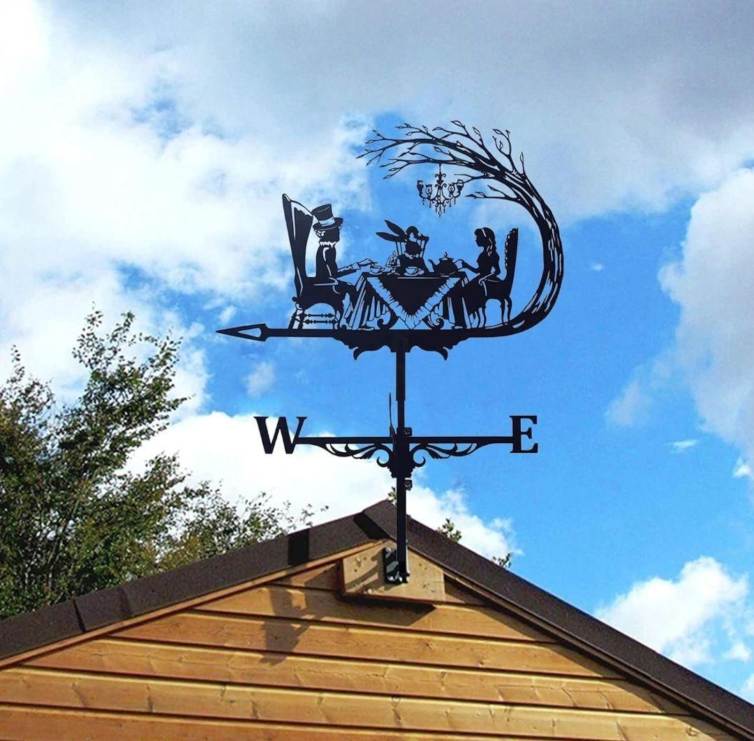 不思議の国のアリス 風見鶏 ガーデンオーナメントガーデニング雑貨