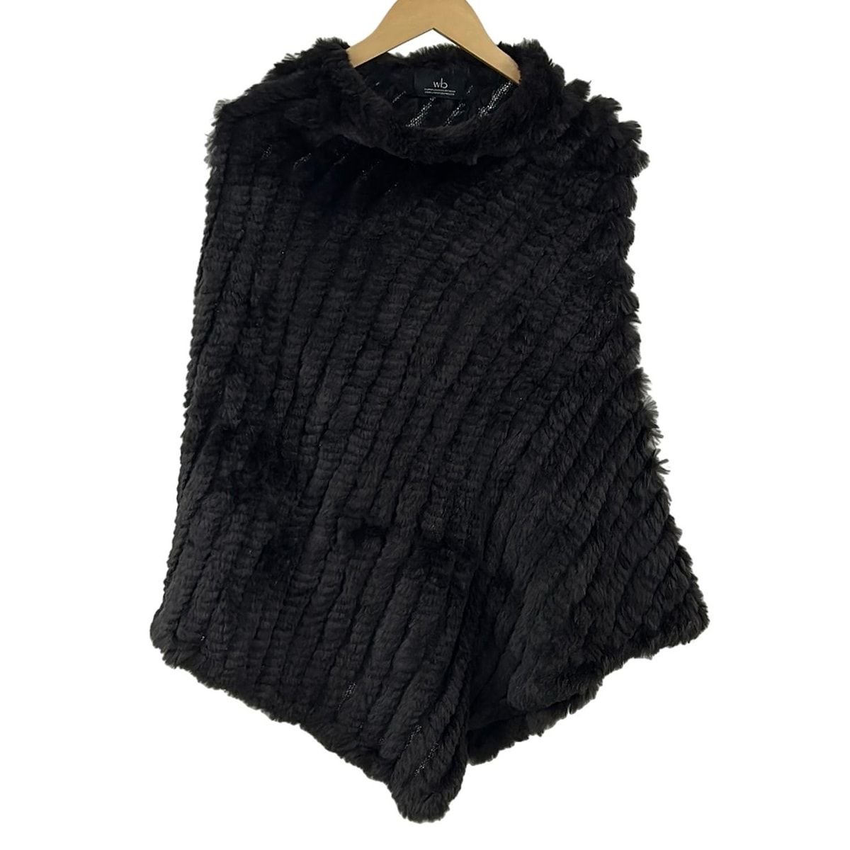 wb ダブリュービー マフラー - ダークブラウン スヌード ラビット