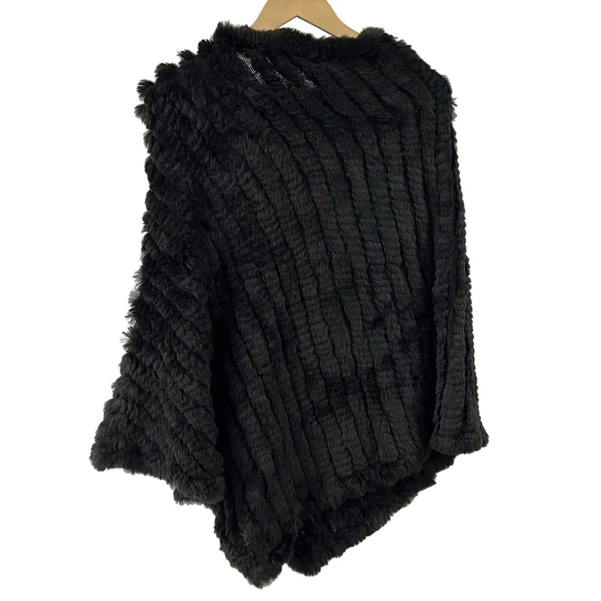 wb ダブリュービー マフラー ダークブラウン スヌード ラビット