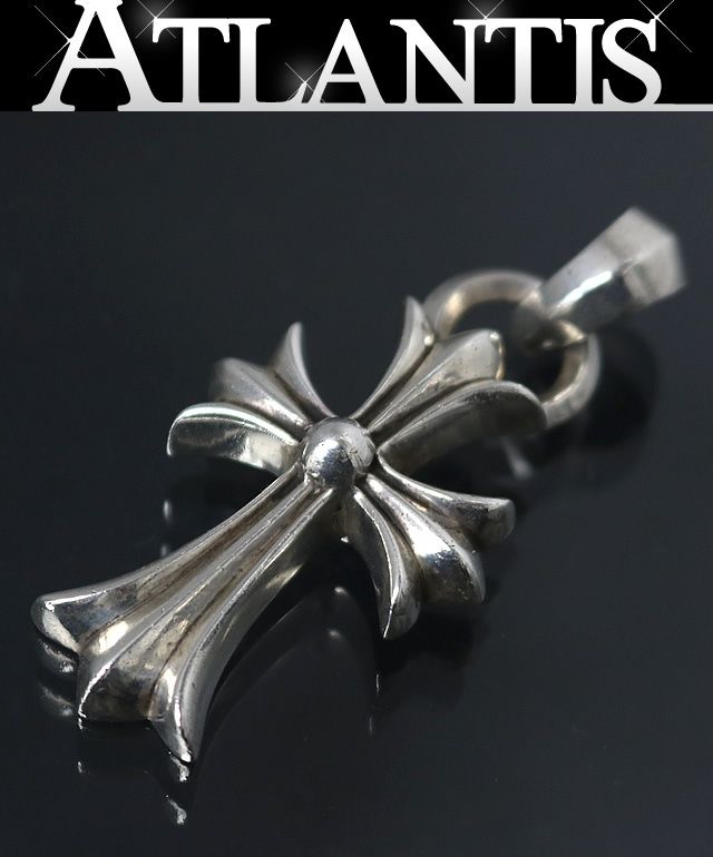 【CHROME HEARTS】クロス ウィズベイル ペンダント トップ シルバー CHROME HEARTS 銀座店 クロムハーツ スモールCHクロス ウィズ ベイル