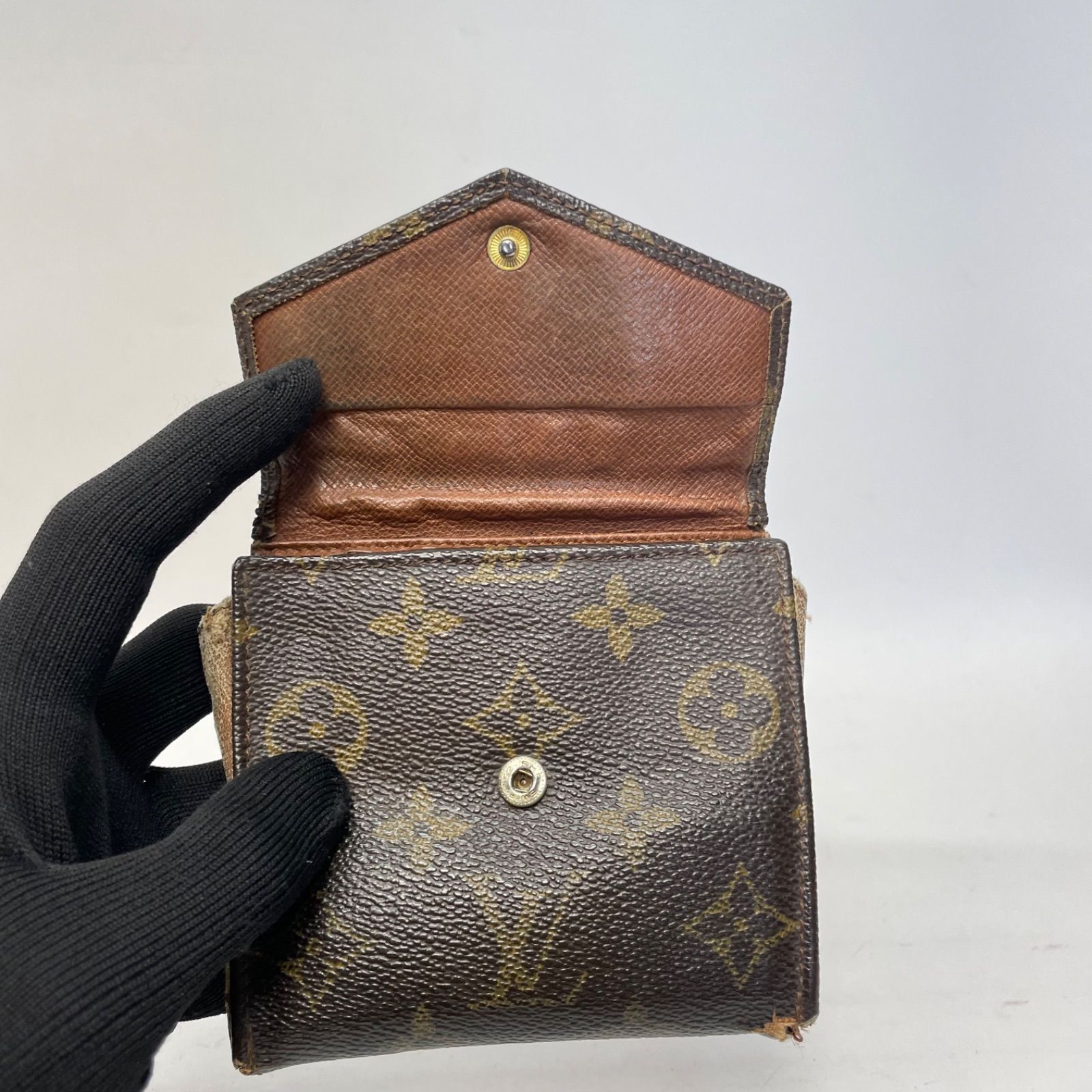 3041 LOUIS VUITTON ルイヴィトン モノグラム 三つ折り財布 エリーズ