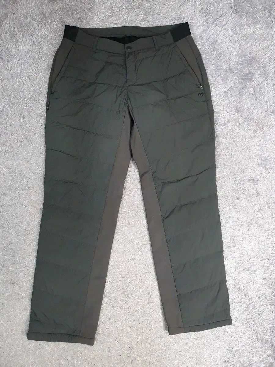 マスターバニーエディション ダウン ズボン グースダウン ゴルフ パンツ グレー 34