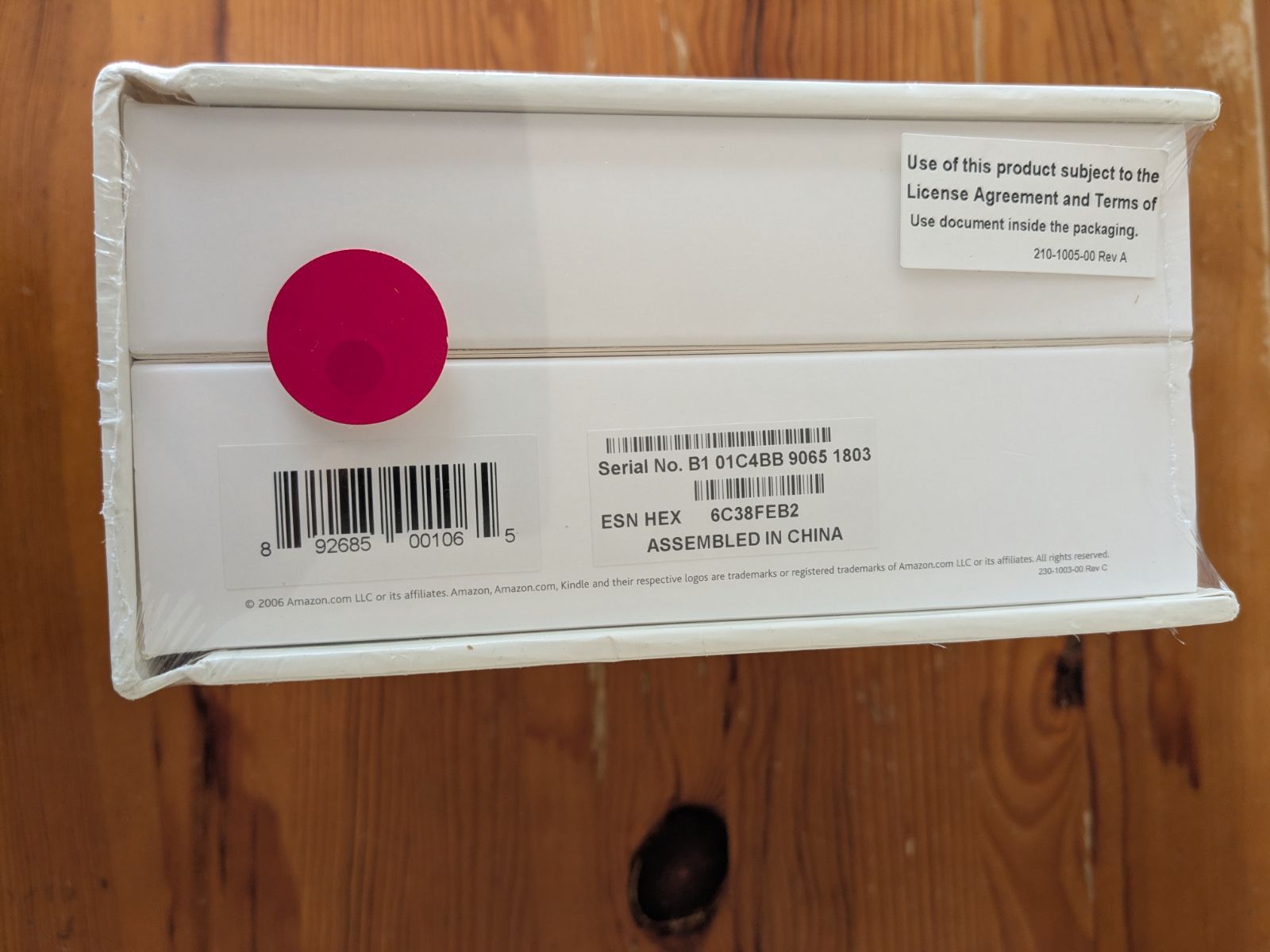 Kindle 第1世代 初代Kindle 日本未発売