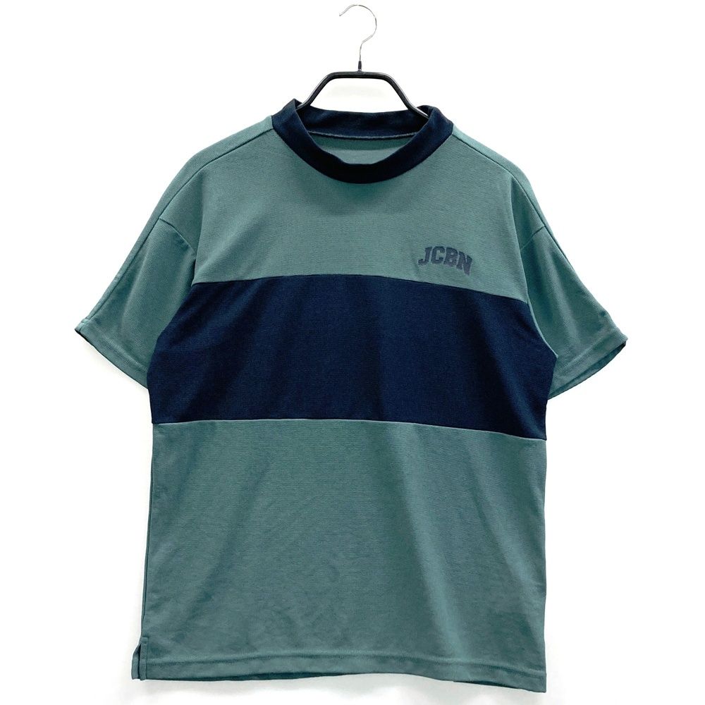 サイズ 2 JACK BUNNY ジャックバニー ハイネック 半袖Tシャツ カーキ系 ゴルフウェア レディース ストスト