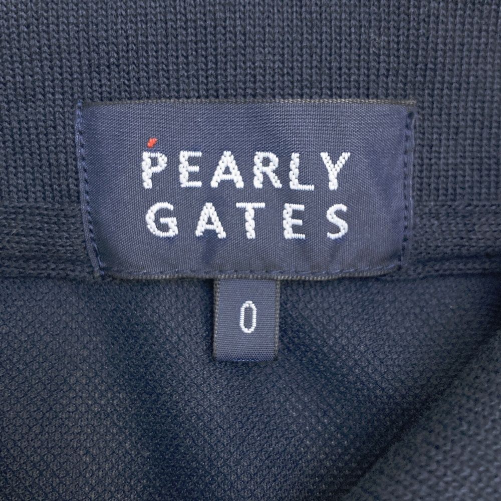 サイズ：0 PEARLY GATES パーリーゲイツ ノースリーブポロシャツ