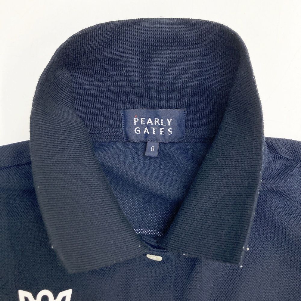 サイズ：0 PEARLY GATES パーリーゲイツ ノースリーブポロシャツ