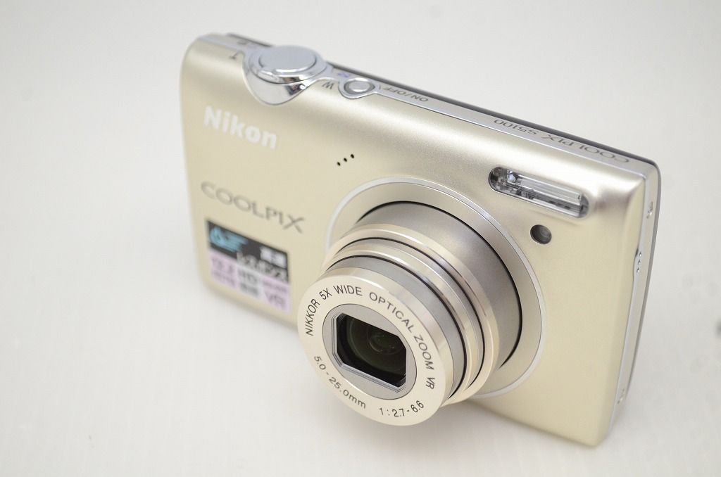 美品 Nikon ニコン COOLPIX S5100 コンパクトデジタルカメラ シルバー