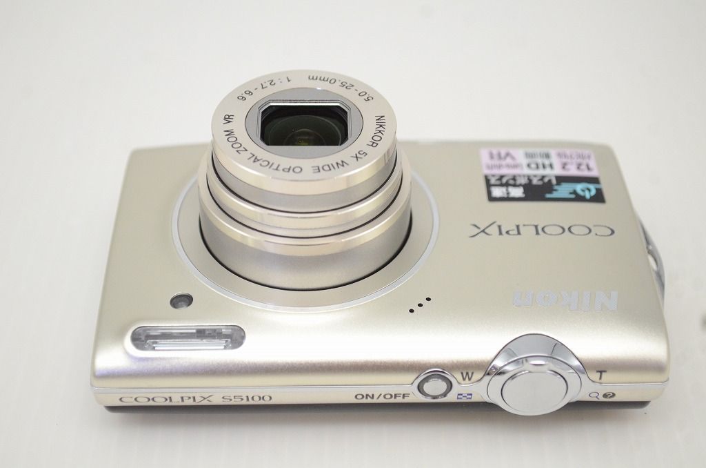 美品 Nikon ニコン COOLPIX S5100 コンパクトデジタルカメラ シルバー