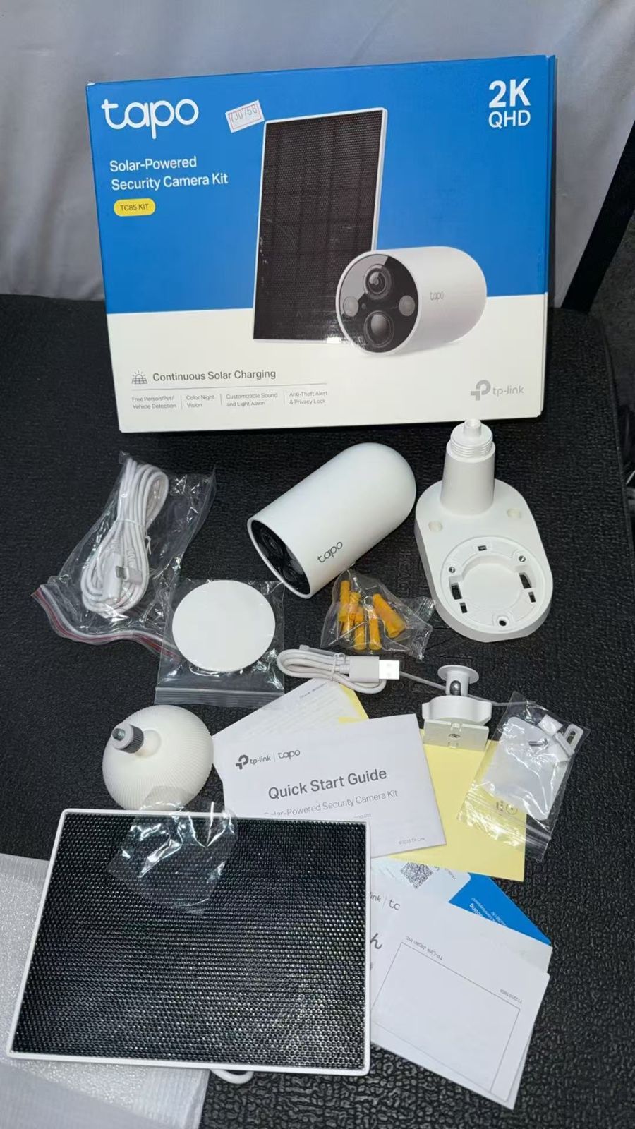 TP LINK TC 85 KIT ソーラー 給電セキュリティカメラ キット 730766