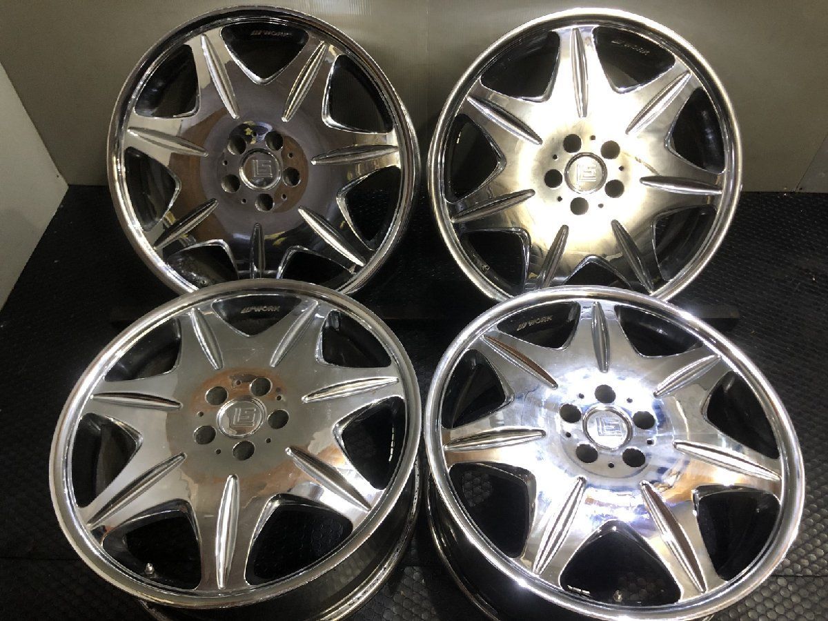 WORK LS 207 社外ホイール 20インチ 4本 8 3 40 VHE 588