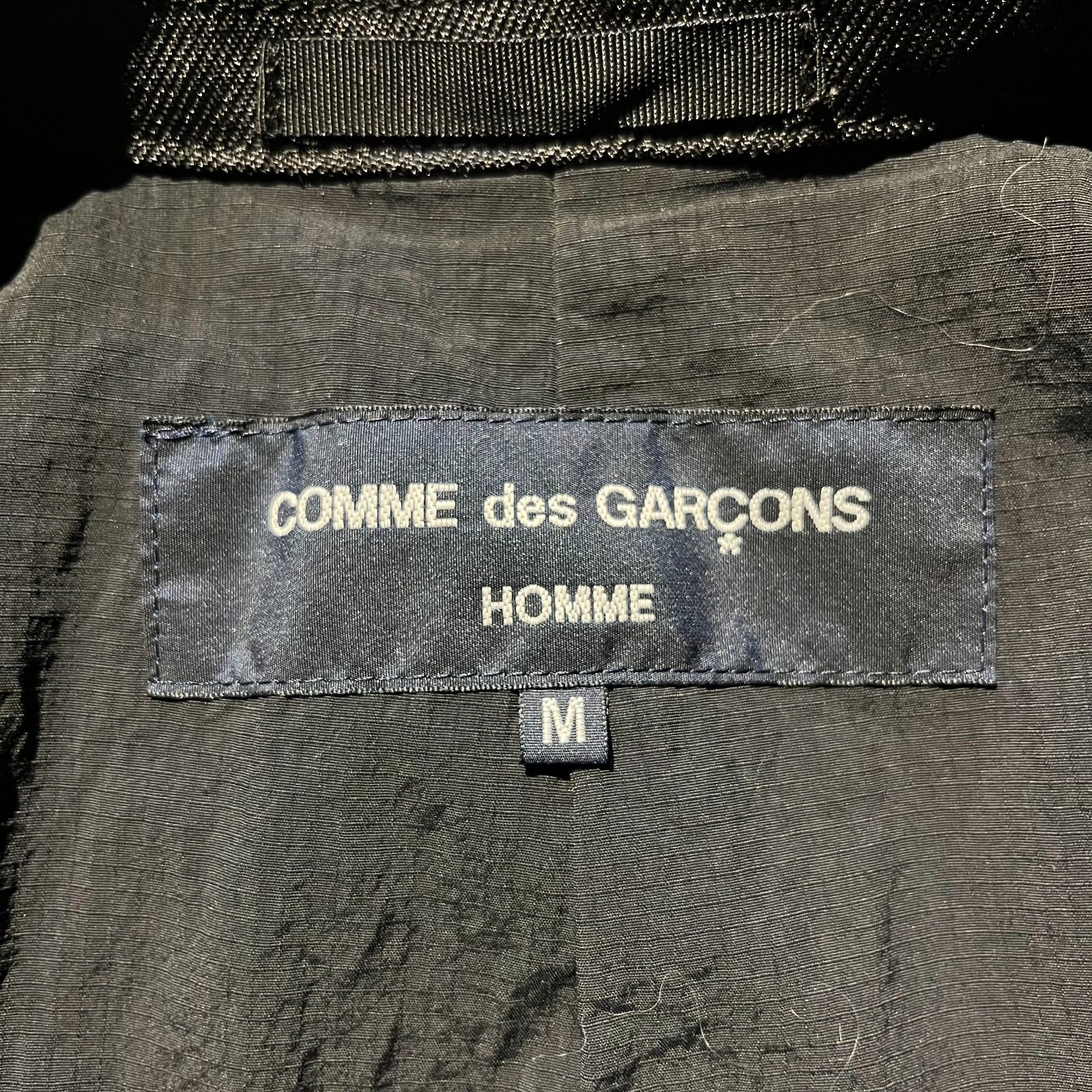 COMME des GARCONS HOMME 23aw ナイロン切替エステルジャケット M 