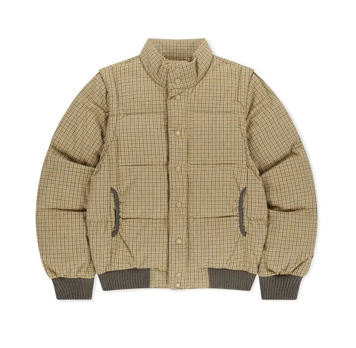 サンLOVE フランネル 2 Way ダウンジャケット Yellow