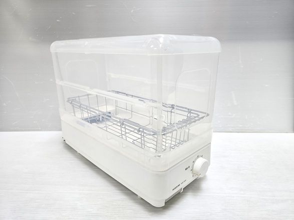 品 コイズミ 小泉 KOIZUMI 食器乾燥機 1～2人用 スリム コンパクトタイプ 温風乾燥 タイマー付 KDE 7500 製 ホワイト YR 19629