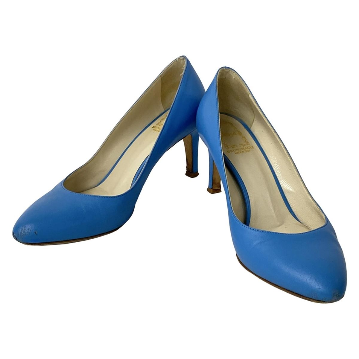 BRUNOMAGLI(ブルーノマリ) パンプス 37 レディース - ブルー レザー
