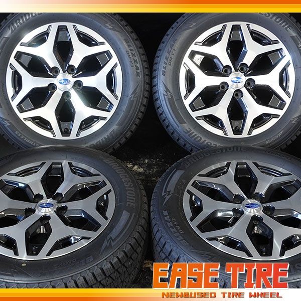 20年製 バリ山 ブリヂストン BLIZZAK DM V 3 SK 9 フォレスター 225 60 R 17 7 J 48 114 5 H スタッドレス クロストレックにも