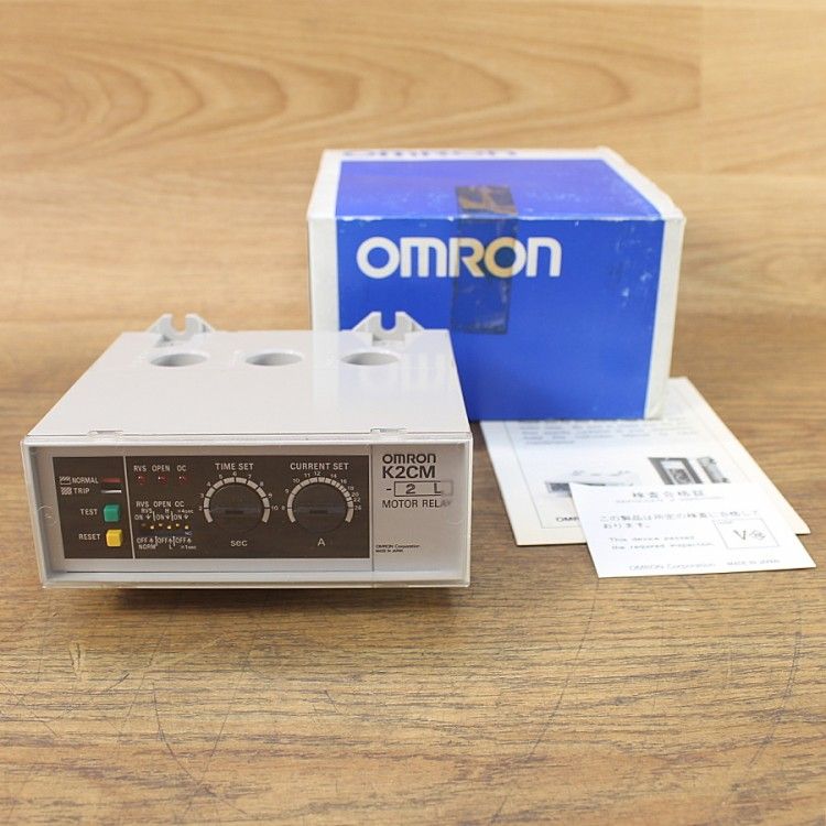 OMRON|オムロン K 2 CM-2 L モーターリレー 反限時形 手動復帰形 200|220|240 V