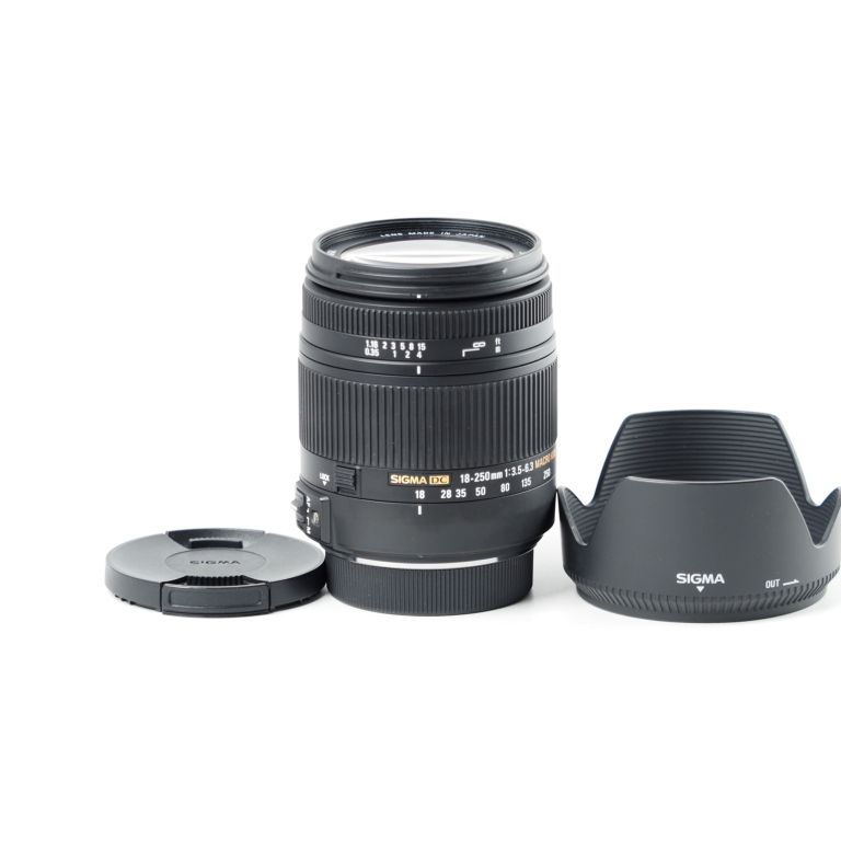 SIGMA 高倍率ズームレンズ 18-250mm F3.5-6.3 DC MACRO HSM