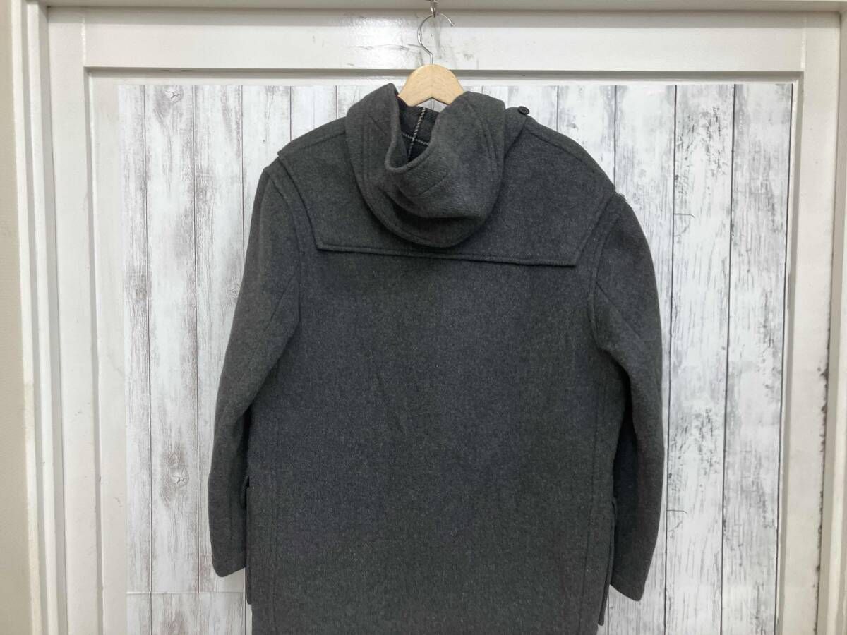 GLOVER ALL グレー 内側チェック D-TK 290 Sサイズ ダッフルコート