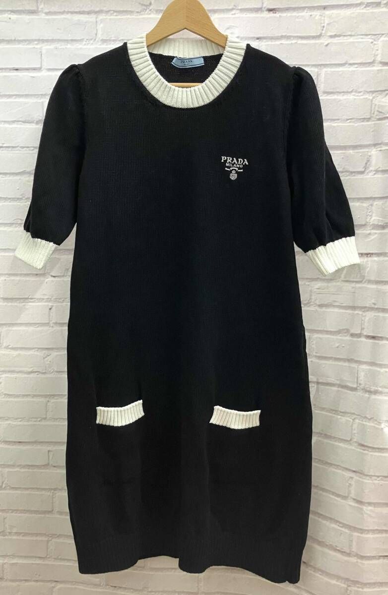 PRADA / プラダ / コットンミニドレス / ニットワンピース