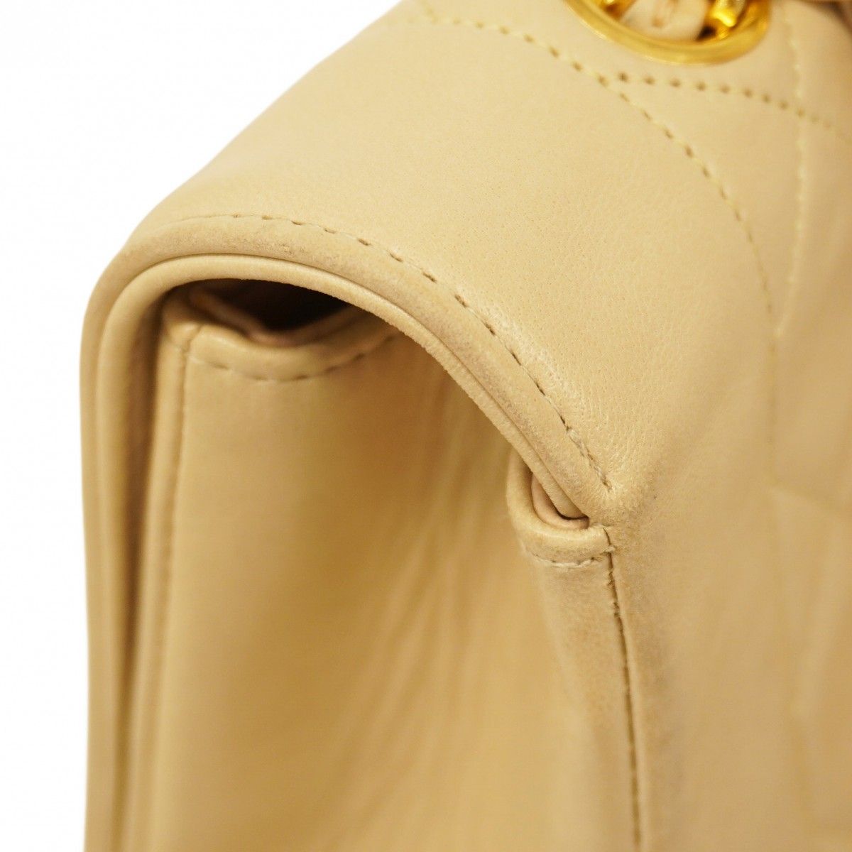 ★SALE【5oe5505-h】シャネル ショルダーバッグ マトラッセ チェーンショルダー ラムスキン ベージュ ゴールド金具【中古】レディース ☆SALE【5oe5505-h】シャネル ショルダーバッグ マトラッセ ラムスキン