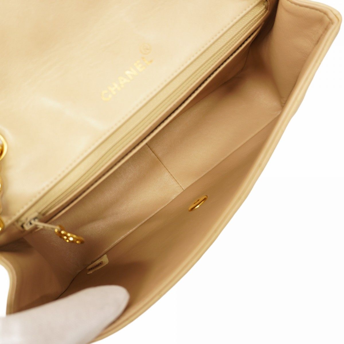 ☆SALE【5oe5505-h】シャネル ショルダーバッグ マトラッセ ラムスキン