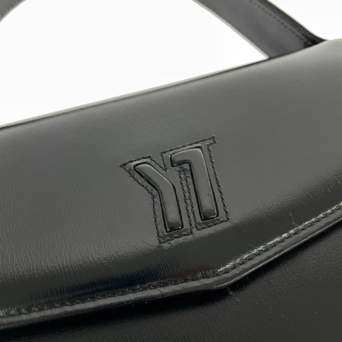 YUKI TORII ユキトリイ フォーマルハンドバッグ YTロゴ レザー