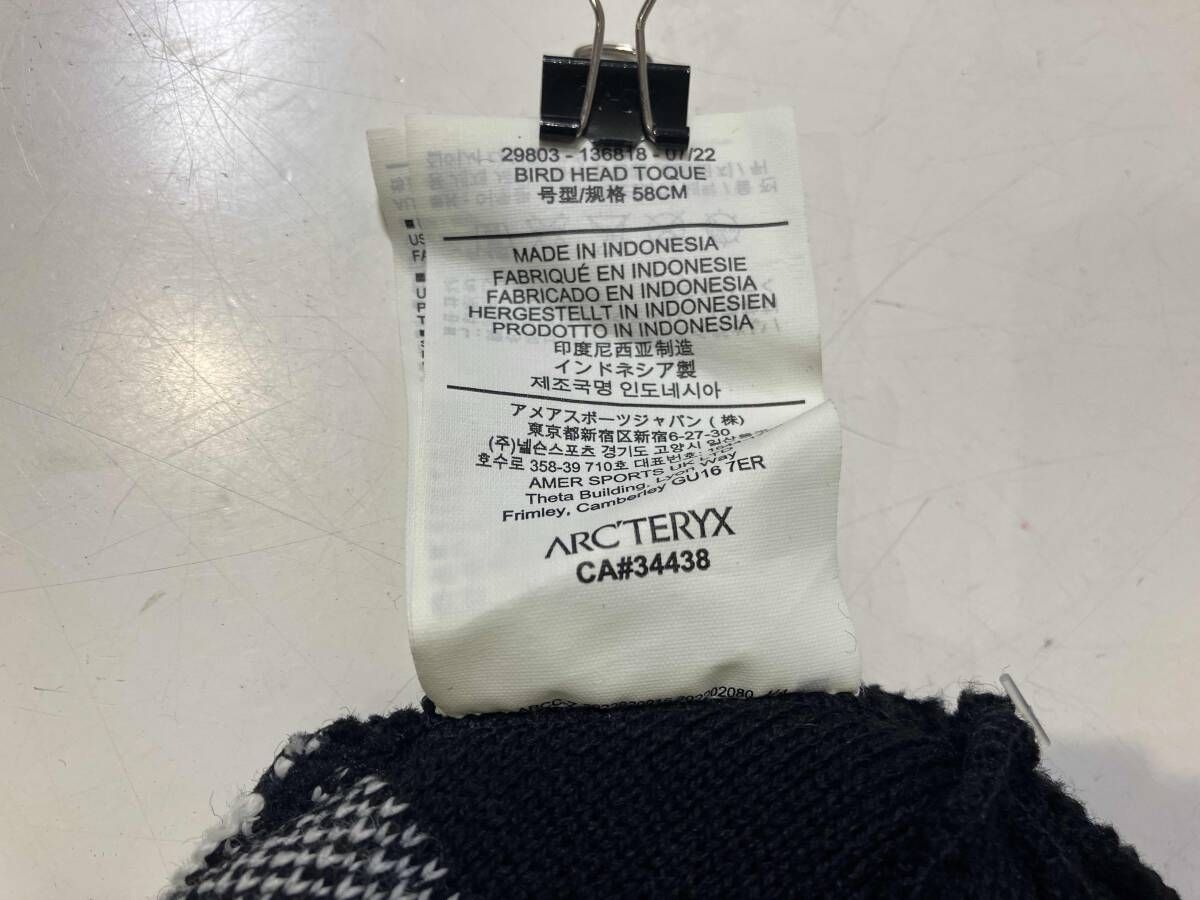 ARC'TERYX アークテリクス Bird Head Toque バード ヘッド トーク