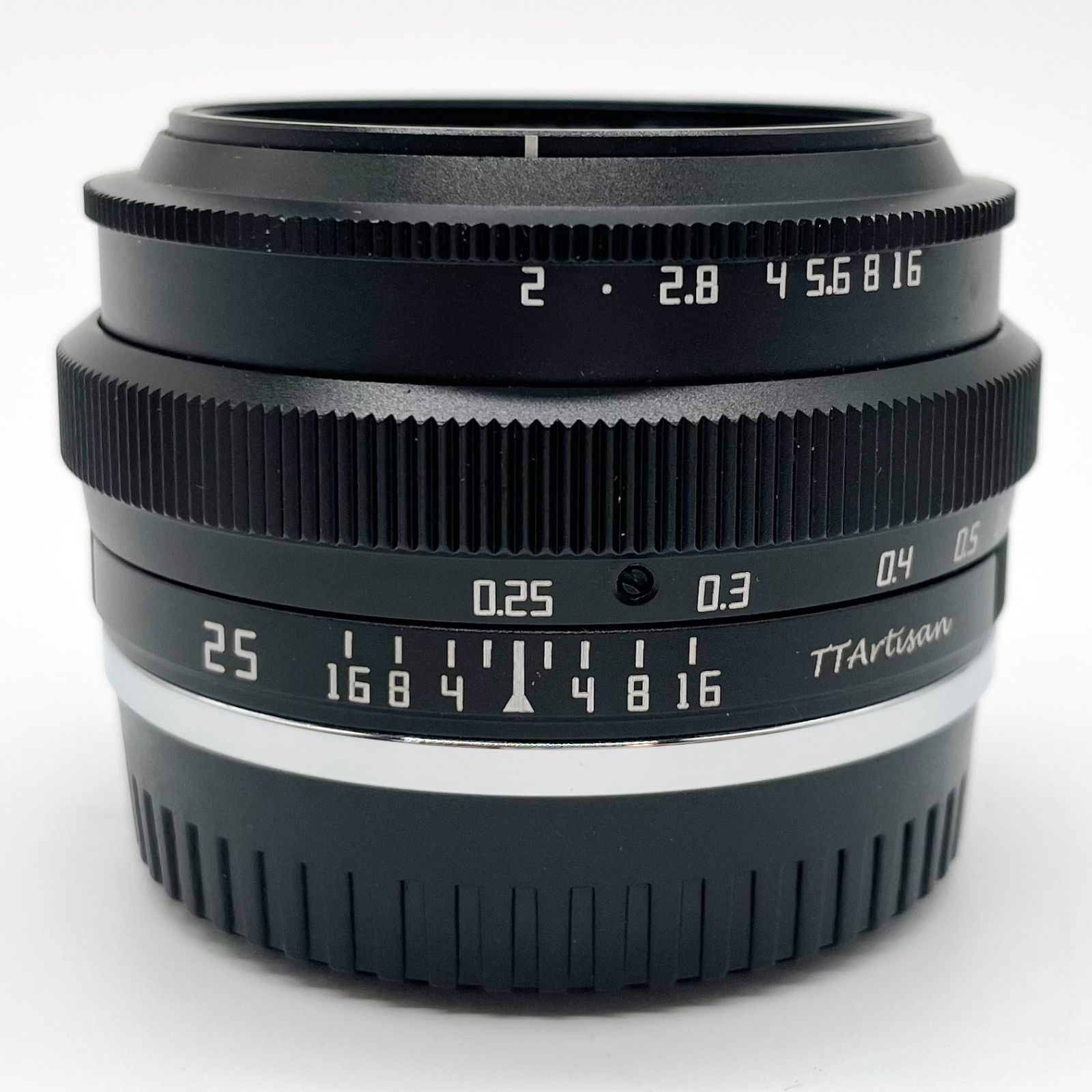 □極上品 銘匠光学 TTArtisan 25mm f/2 C フジフイルムX用 ブラック