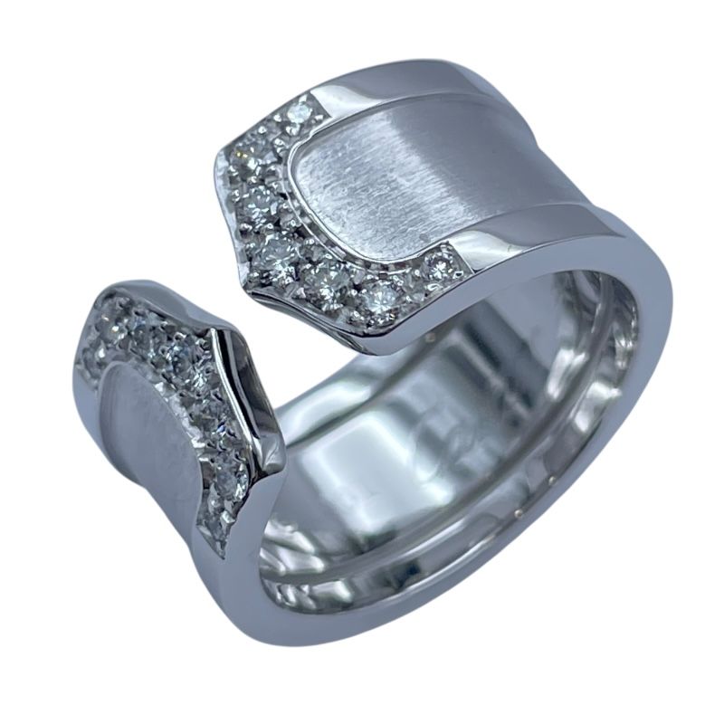 カルティエ Cartier C 2ダイヤリング ホワイトゴールド 750 ジュエリー