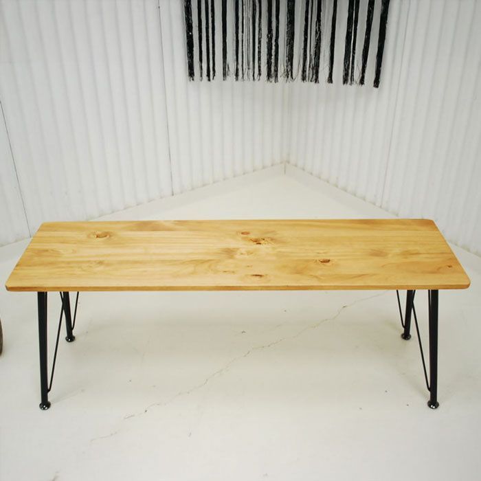 アウトレット 現品限り 一部 北欧調ナチュラルモダン １２０幅 ベンチ 天然木 パイン材 221031-ベックベンチ120