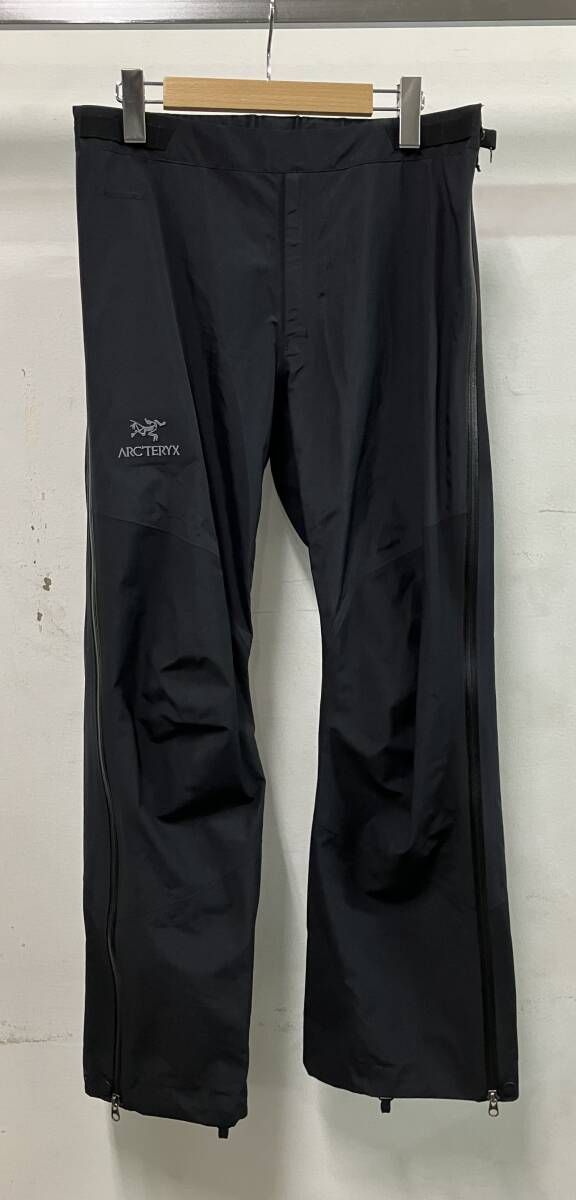 ARC TERYX アークテリクス ロングパンツ 23145 123415 BETA SL PANT ナイロン ブラック ロゴ 刺繍 サイドジップ サイズS 中国製