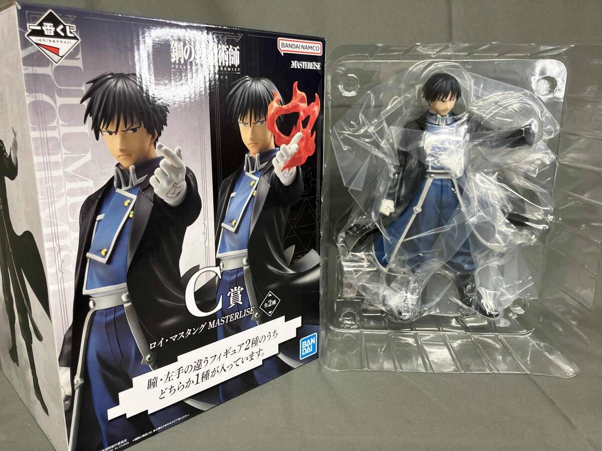 現状品 C賞 ロイ・マスタング (瞳:ブラック) MASTERLISE 一番くじ ｢鋼