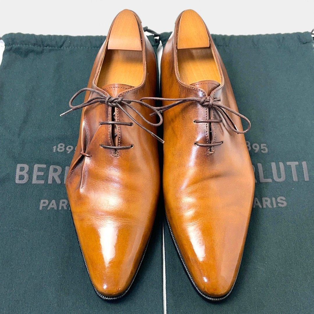 ベルルッティ アレッサンドロ ピアッシング ブラウン パティーヌ