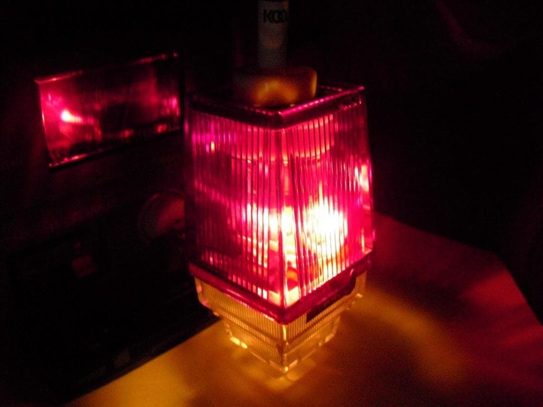 レトロ ムードライト 角パープル 12 V