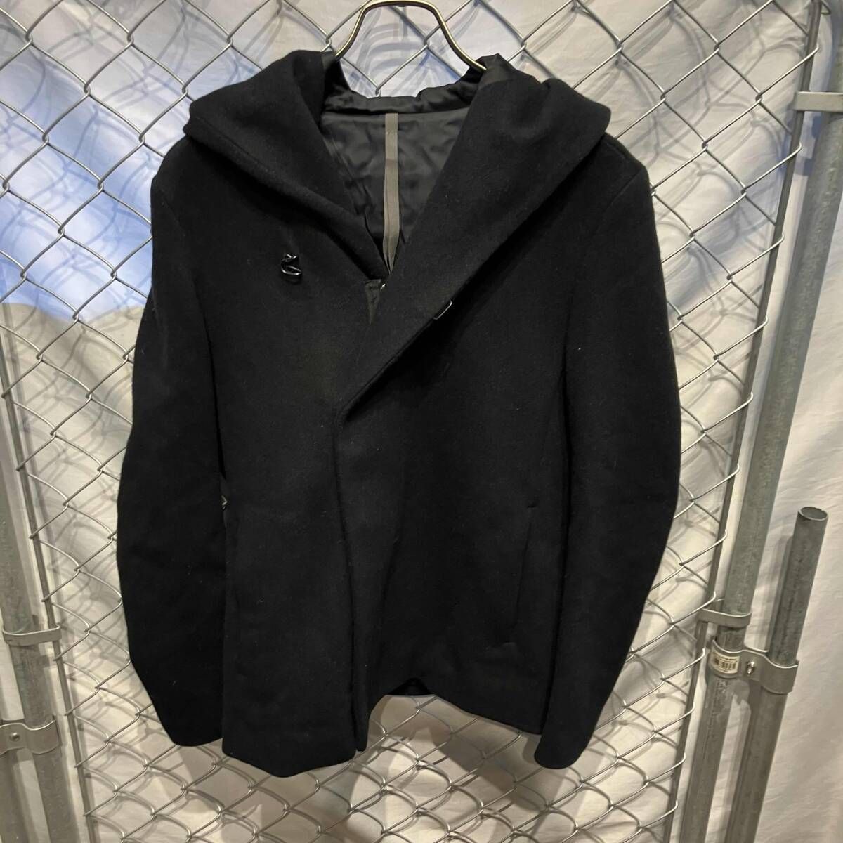 ATTACHMENT ウールジャケット サイズS ブラック カズユキクマガイアタッチメント