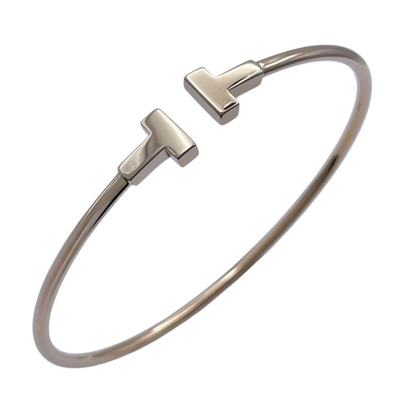 ティファニー TIFFANY＆CO Tワイヤーブレス ピンクゴールド Au 750 ジュエリー