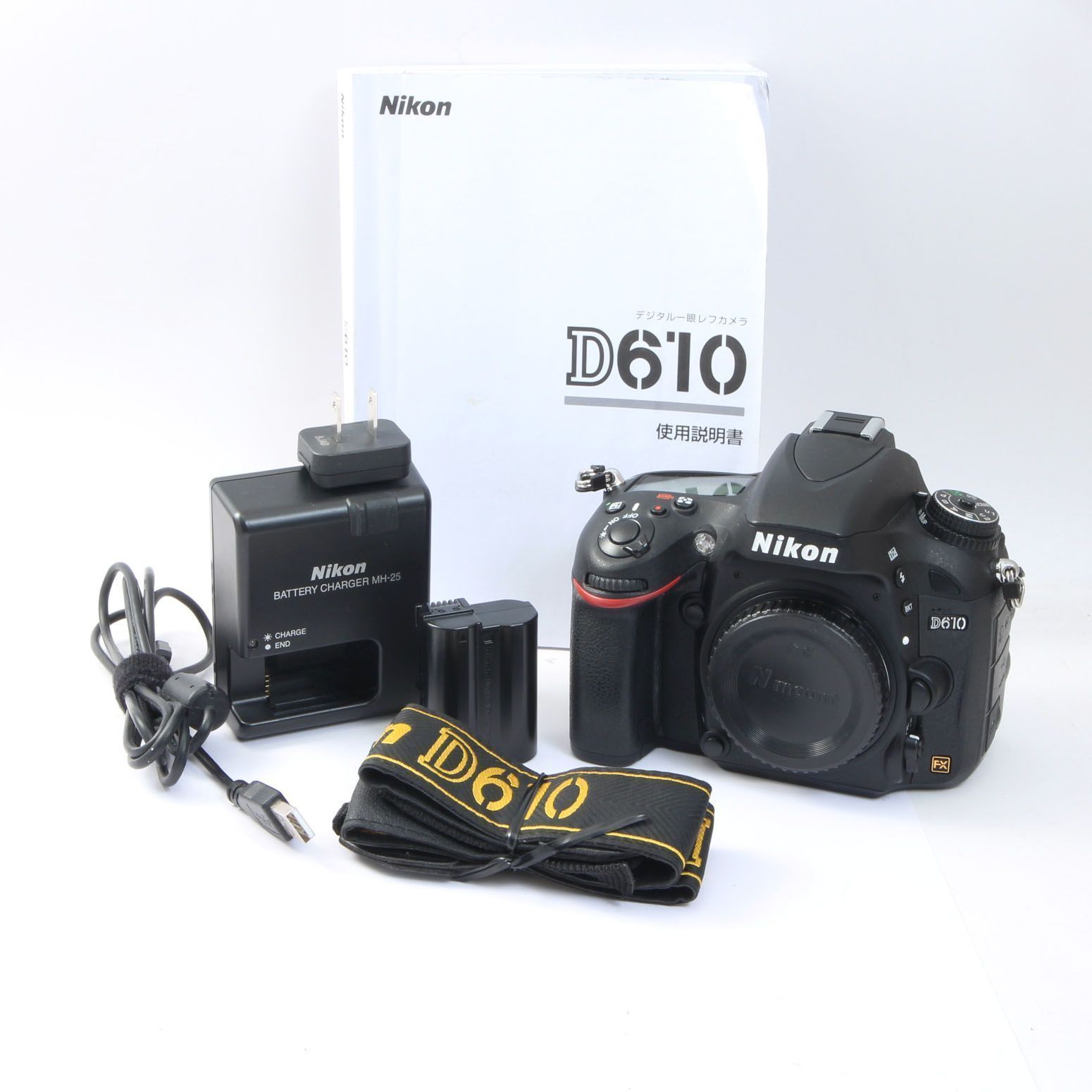 シャッター数2930回】 Nikon ニコン D610 デジタル一眼レフカメラ 