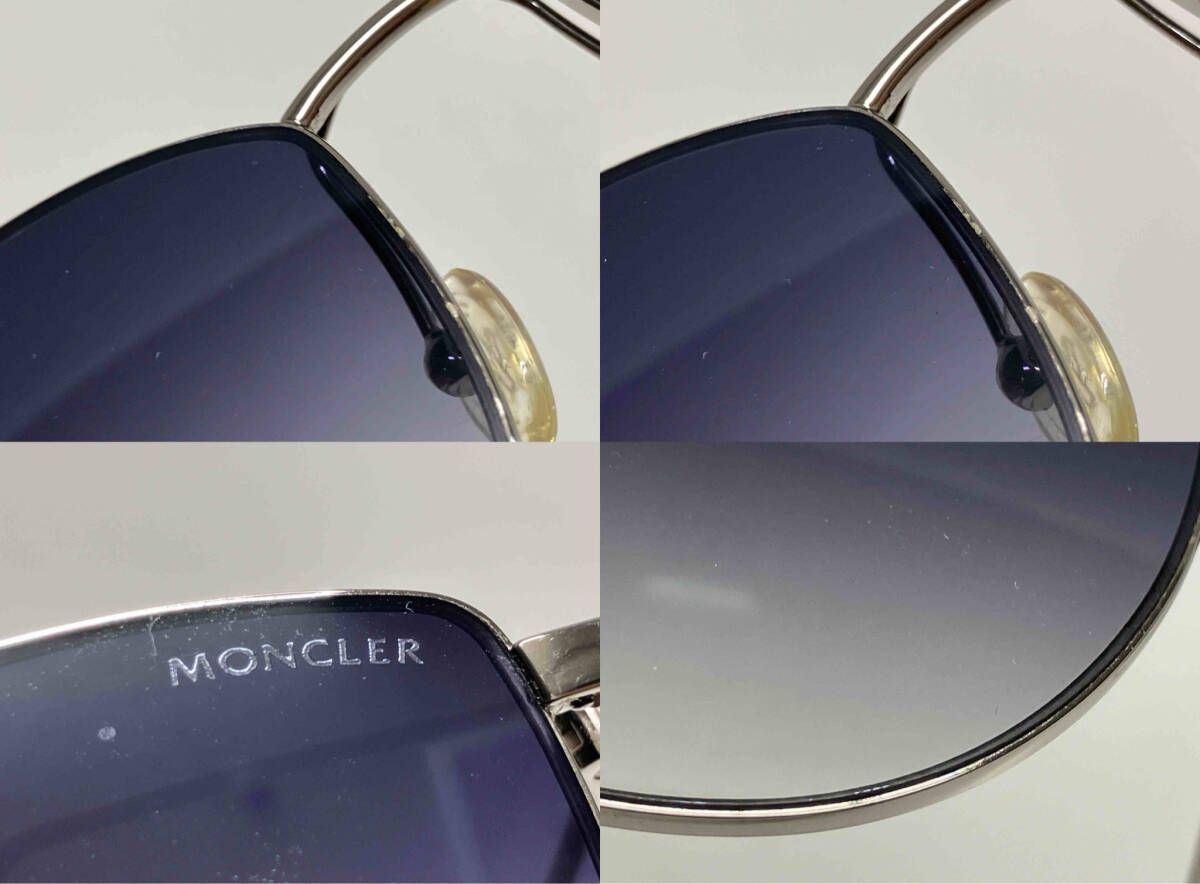  MONCLER モンクレール サングラス ブラック 56◻︎17 140 サングラス 小物